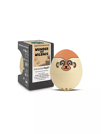 BRAINSTREAM | Temporizador de cocina - PiepiEi Maravilla de la Naturaleza 3 niveles de dureza Monos | beige